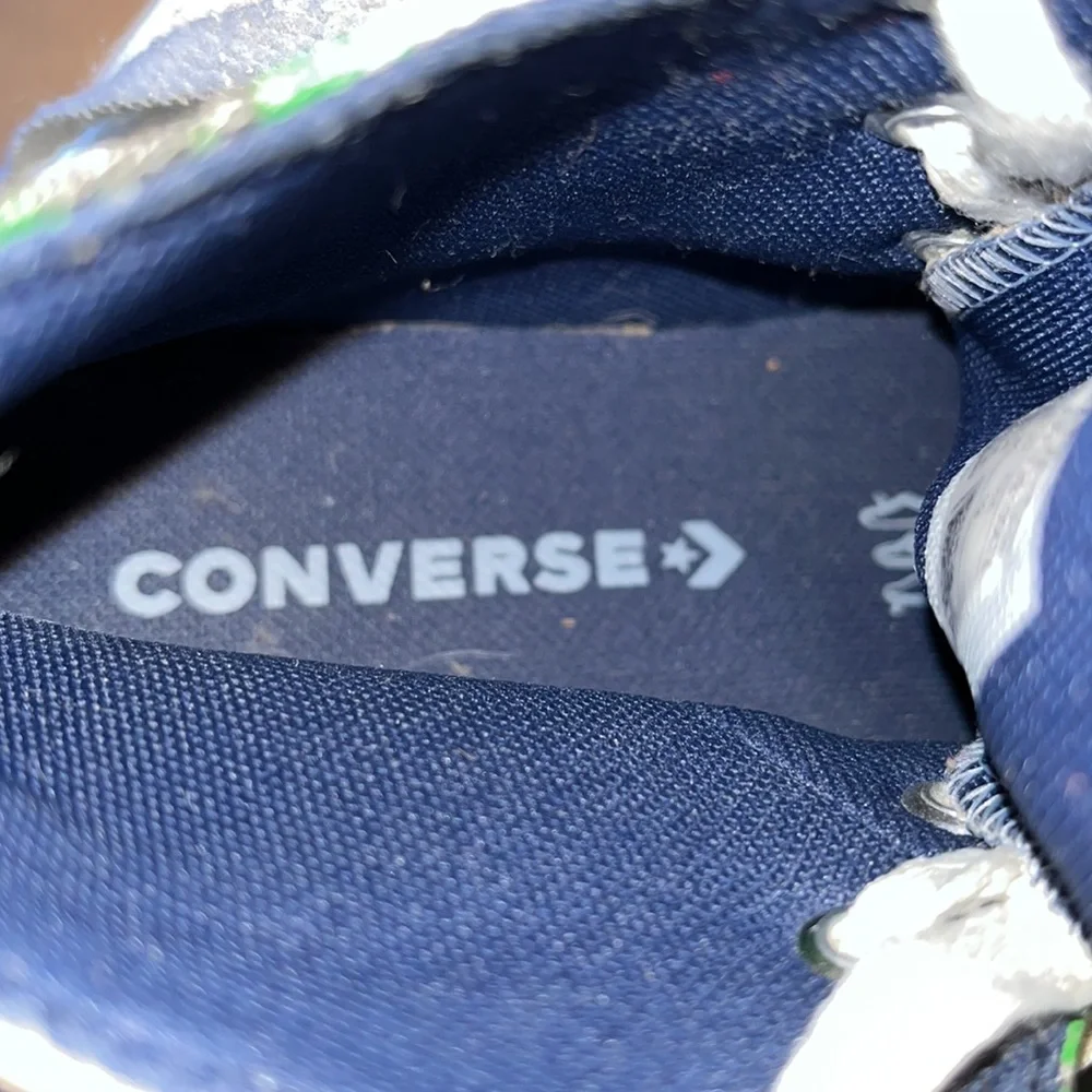 Converse Chuck Taylor All Star Dinosaur Graphic High Top Sneakers size 13